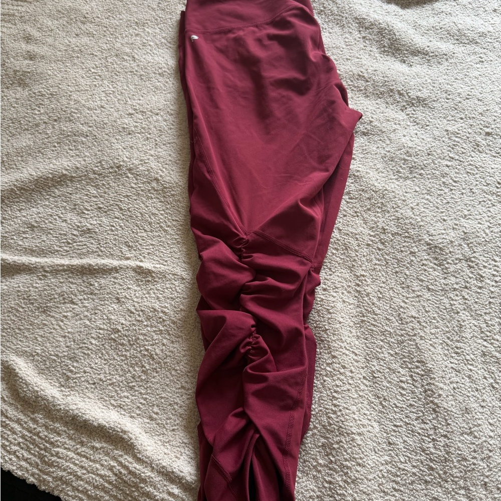 Fabletics Deep Red Leggings